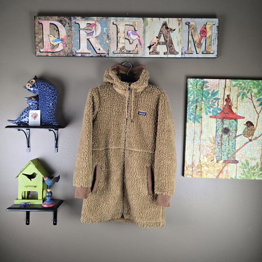 Patagonia Dusty Mesa High Pile Parka Coat Medium